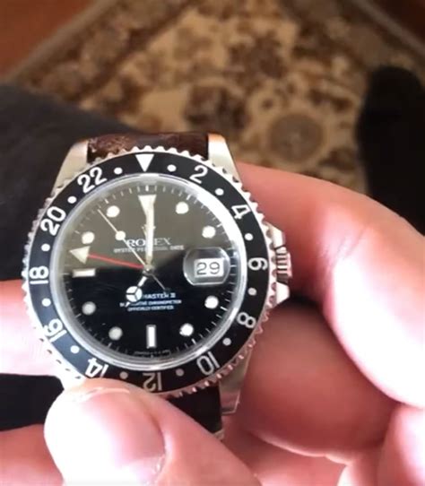 rolex watch runs backwards|Rolex watch 2nd hand movement.